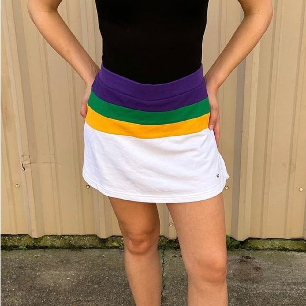 Mardi Gras skort 💜💚💛